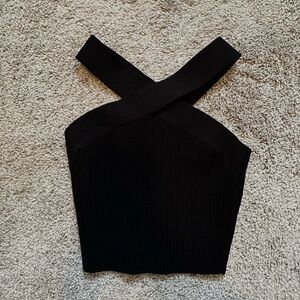 Babaton Sculpt Knit criss cross tank